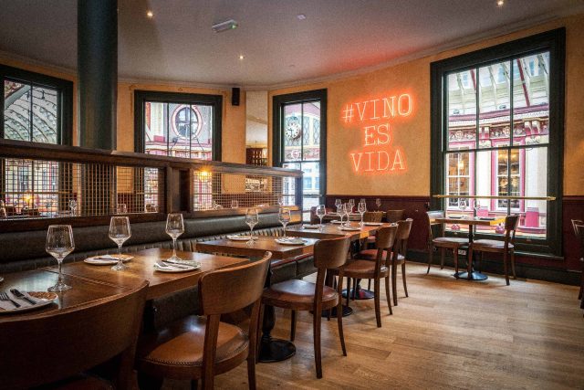Spanish Restaurant Bar Leadenhall Market Bishopsgate City London Tapas Wine Fine Dining